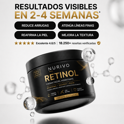 NURIVO™ Crema Facial Rejuvenecedora con Retinol para Hombres